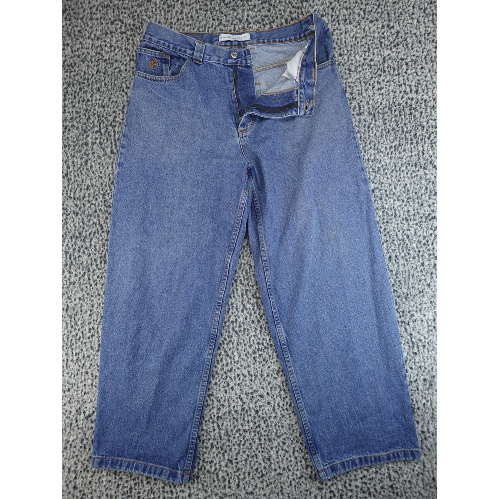 Polar Skate Co Big‎ Boy Jeans Mens Large Baggy Wide Leg Skateboard Denim